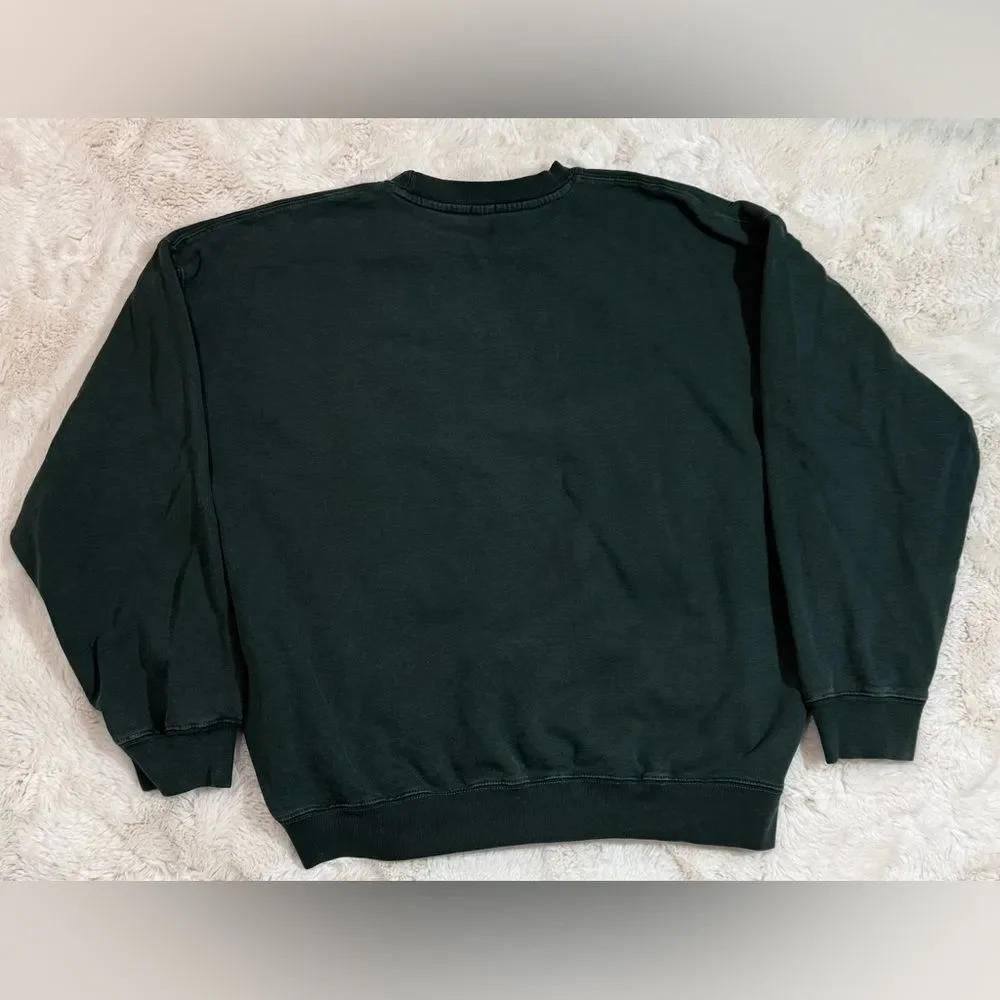 Brandy Melville John Galt Erica Aspen Crew Neck Sweater Forest Green One size - Picture 3 of 6